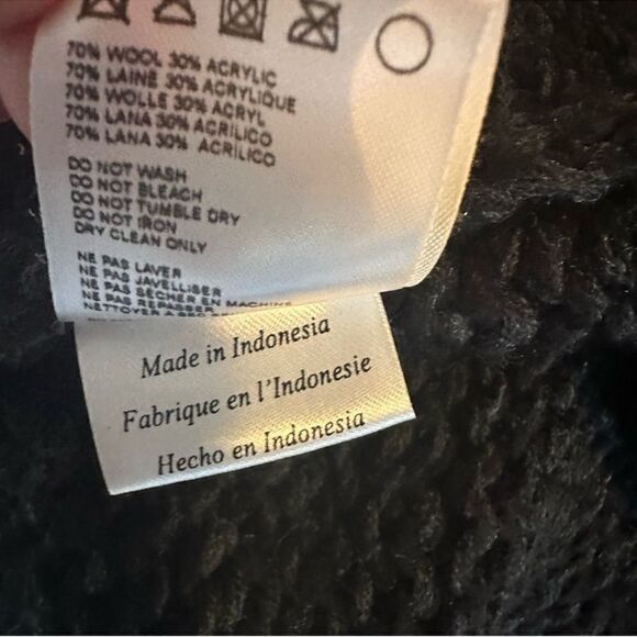 ANTHROPOLOGIE RUE STIIC KNITTED CARDIGAN FRINGE SWEATER small - Picture 3 of 7